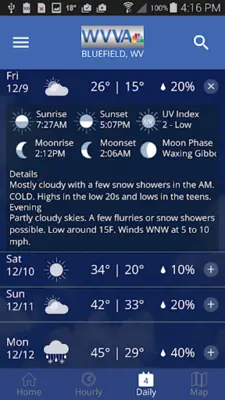 WVVA Weather android App screenshot 0